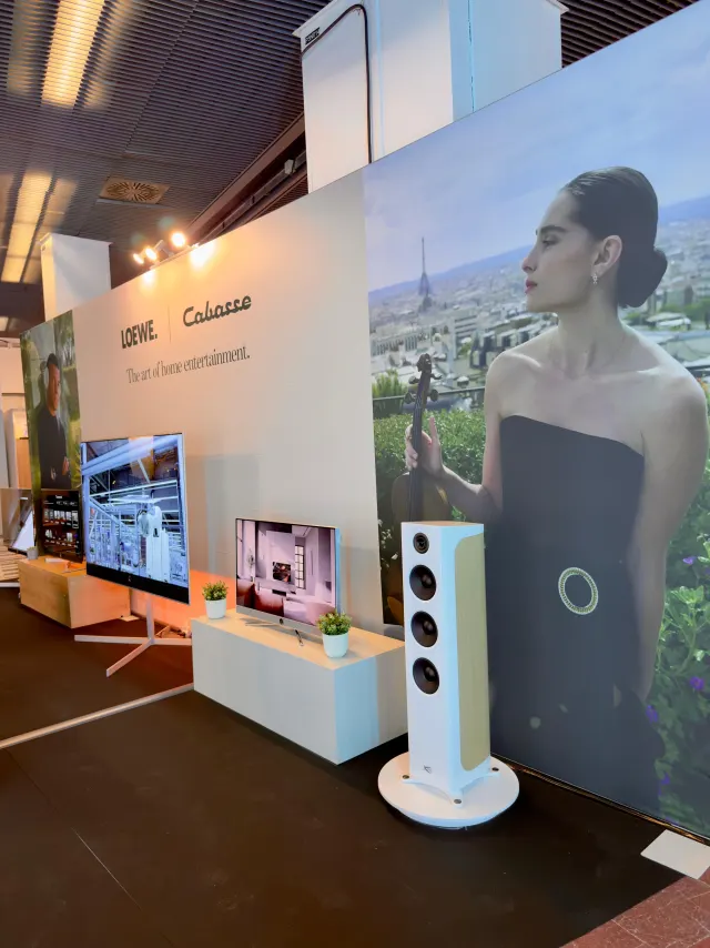 Stand Loewe et Cabasse au Paris Audio Video Show 2026