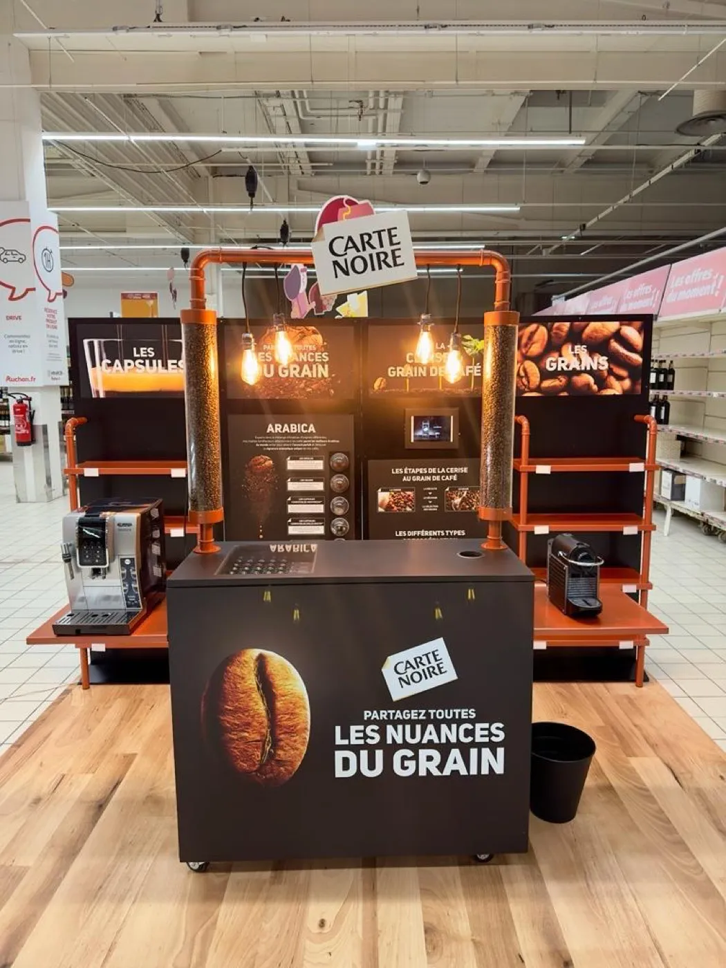 Carte Noire — corner premium fabriqué en atelier