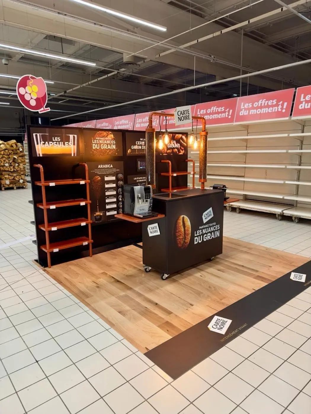Carte Noire — stand grand format